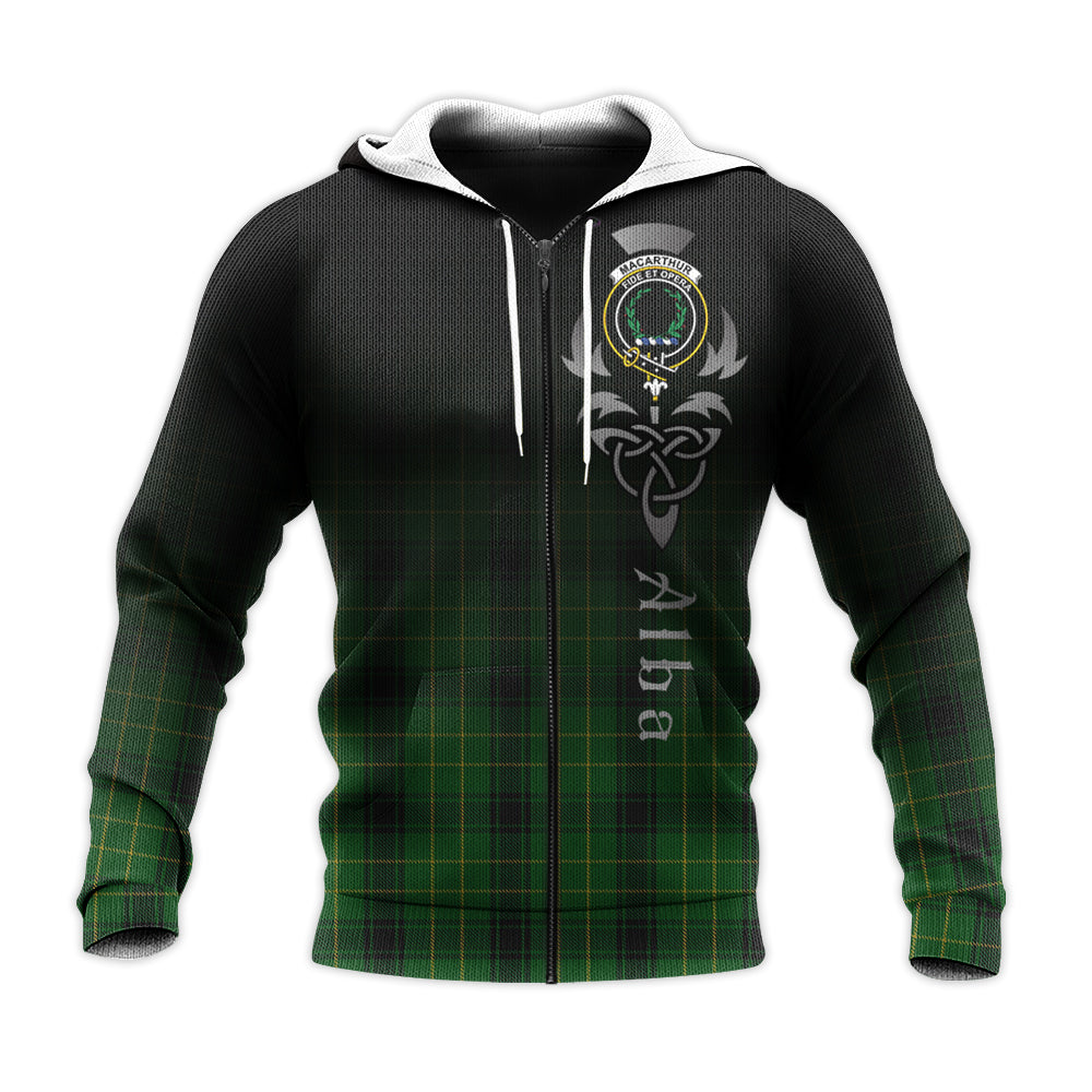 Printivon Macarthur Highland Tartan Crest Alba Celtic Hoodie