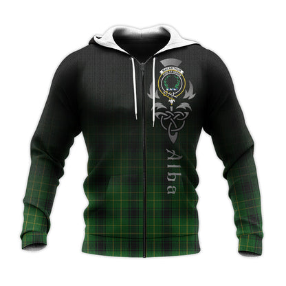 Printivon Macarthur Highland Tartan Crest Alba Celtic Hoodie