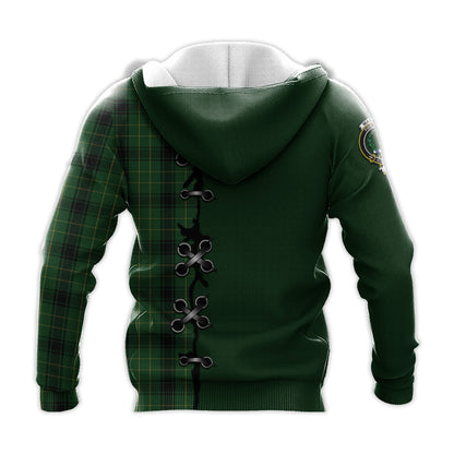 Printivon Macarthur Highland Tartan Hoodie Lion Rampant And Celtic Thistle Style