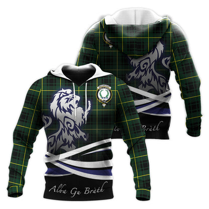 Printivon Macarthur Modern Tartan Scottish Lion Hoodie