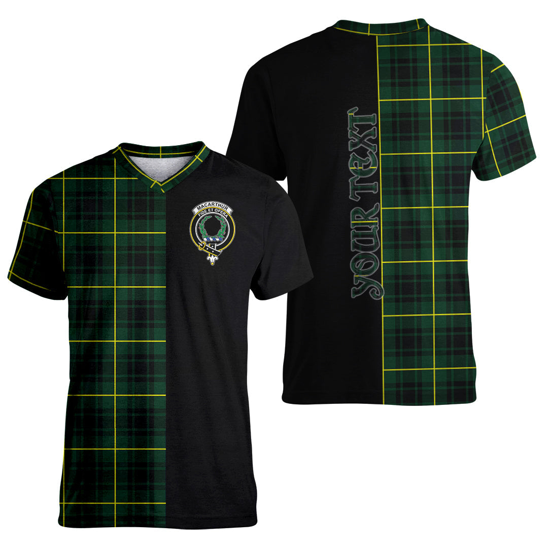 Printivon MacArthur Modern Tartan Personalize Half T shirt