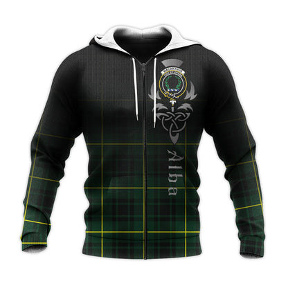 Printivon Macarthur Modern Tartan Crest Alba Celtic Hoodie