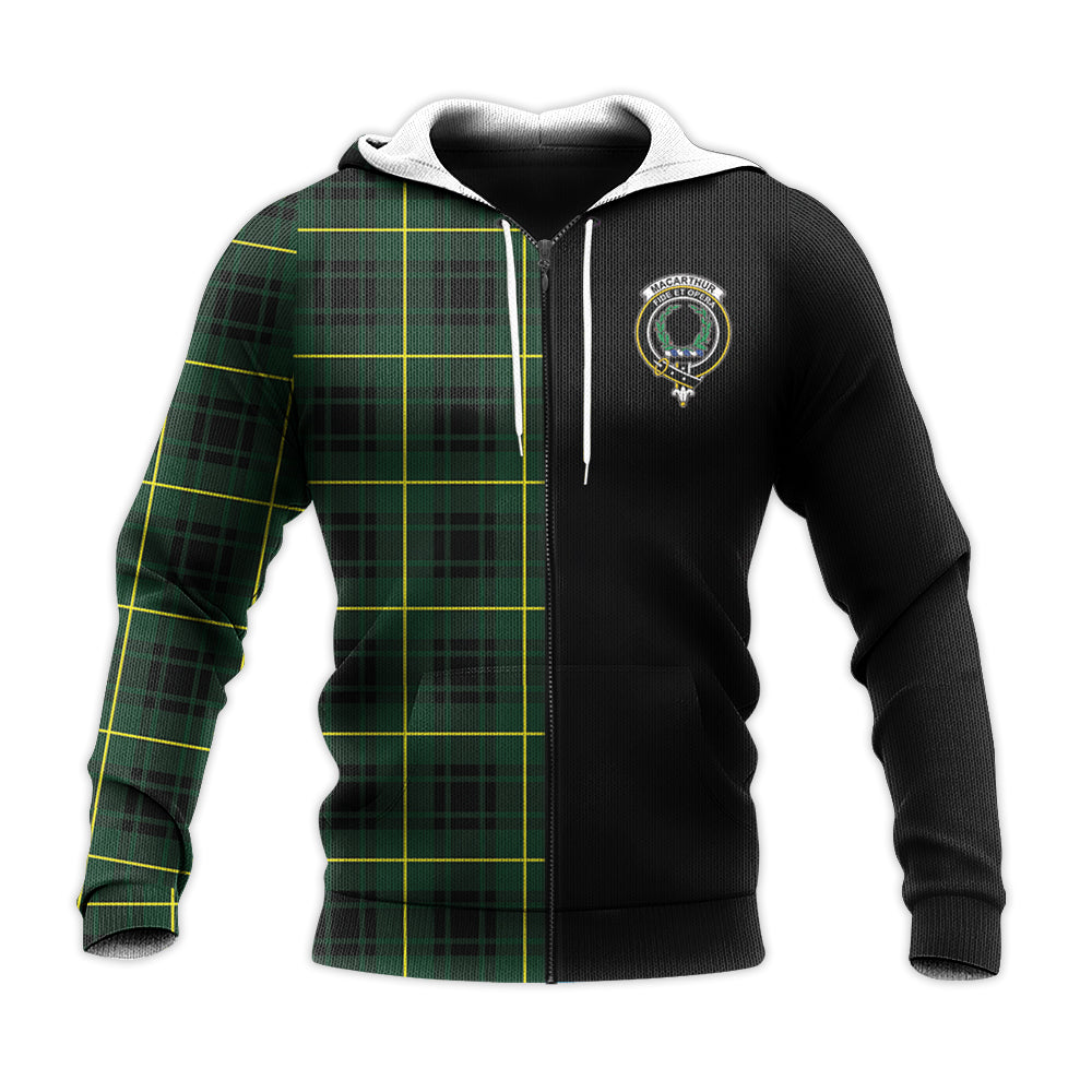 Printivon Macarthur Modern Tartan Personalize Half Hoodie