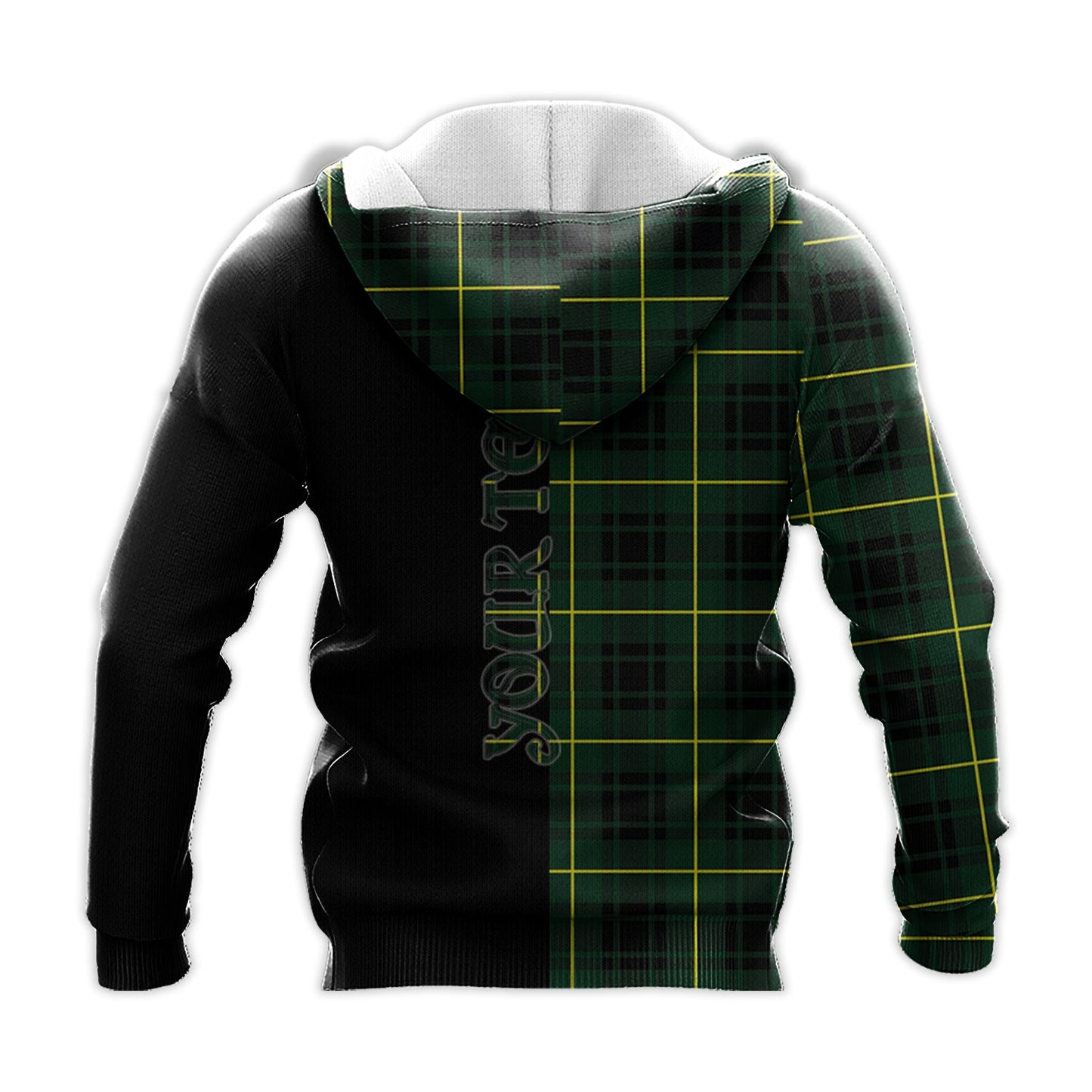 Printivon Macarthur Modern Tartan Personalize Half Hoodie
