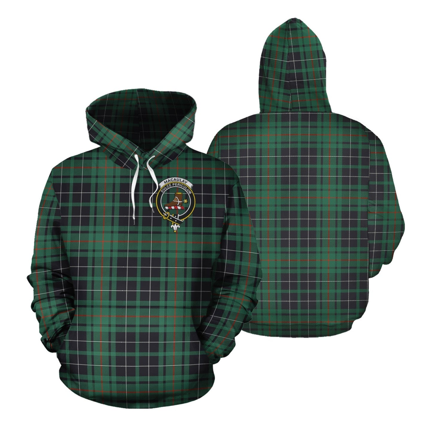 Printivon Macaulay Hunting Ancient Tartan Hoodie
