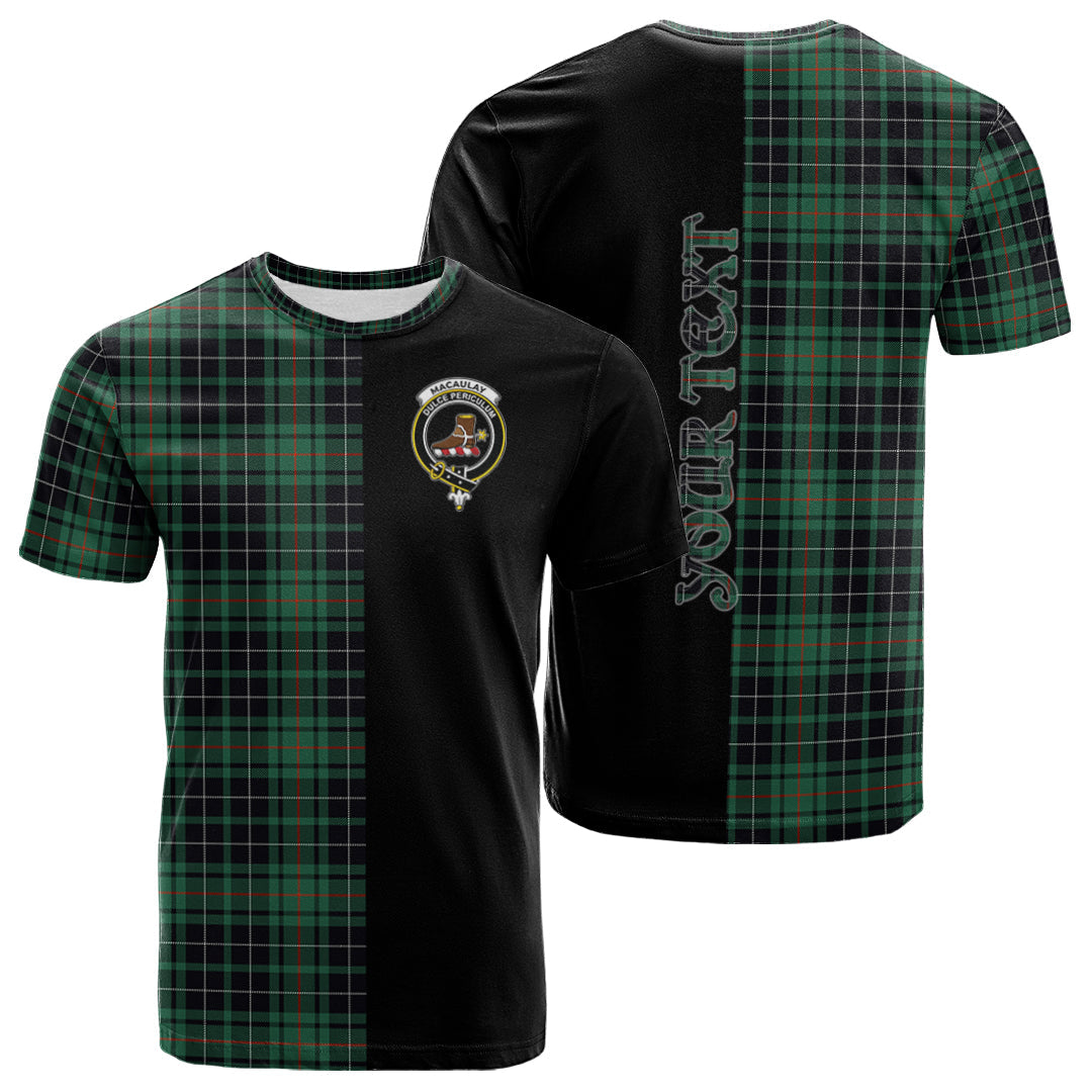 Printivon MacAulay Hunting Ancient Tartan Personalize Half T shirt