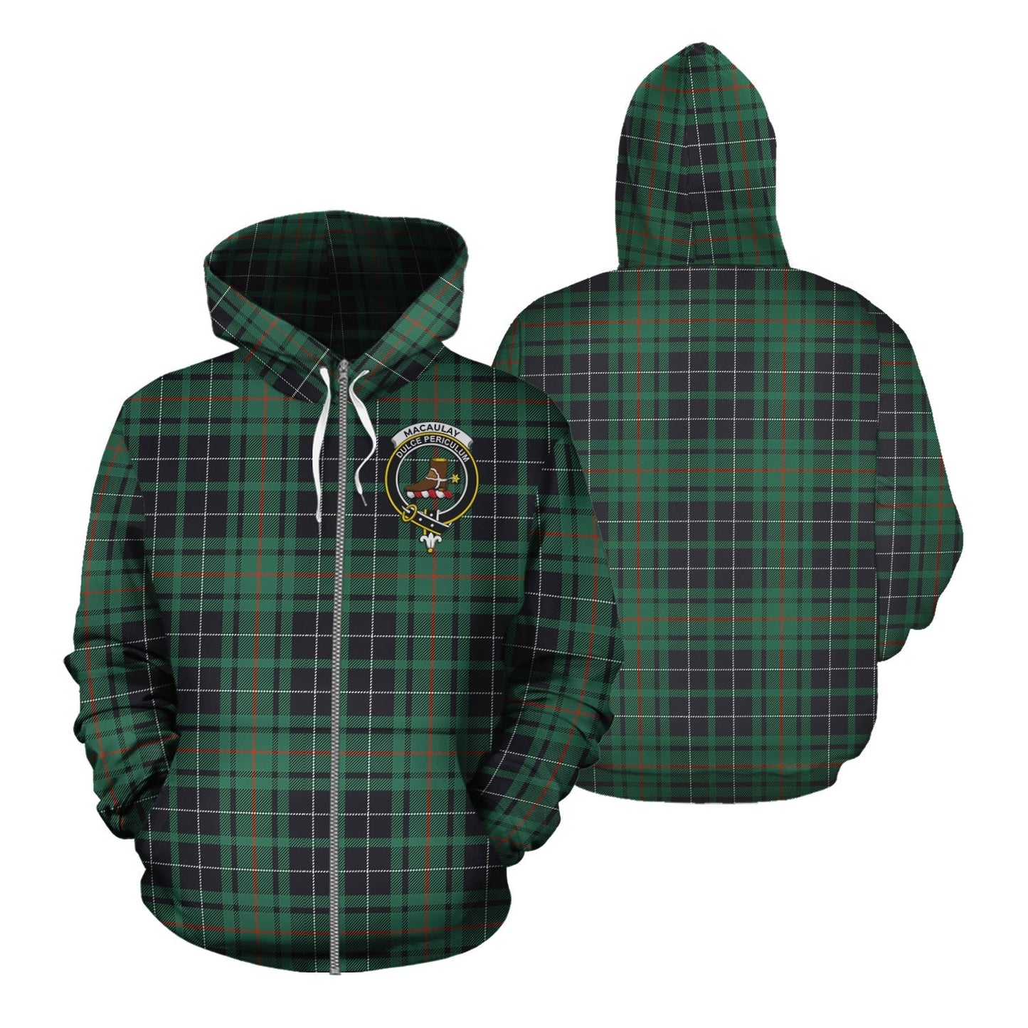 Printivon Macaulay Hunting Ancient Tartan Hoodie