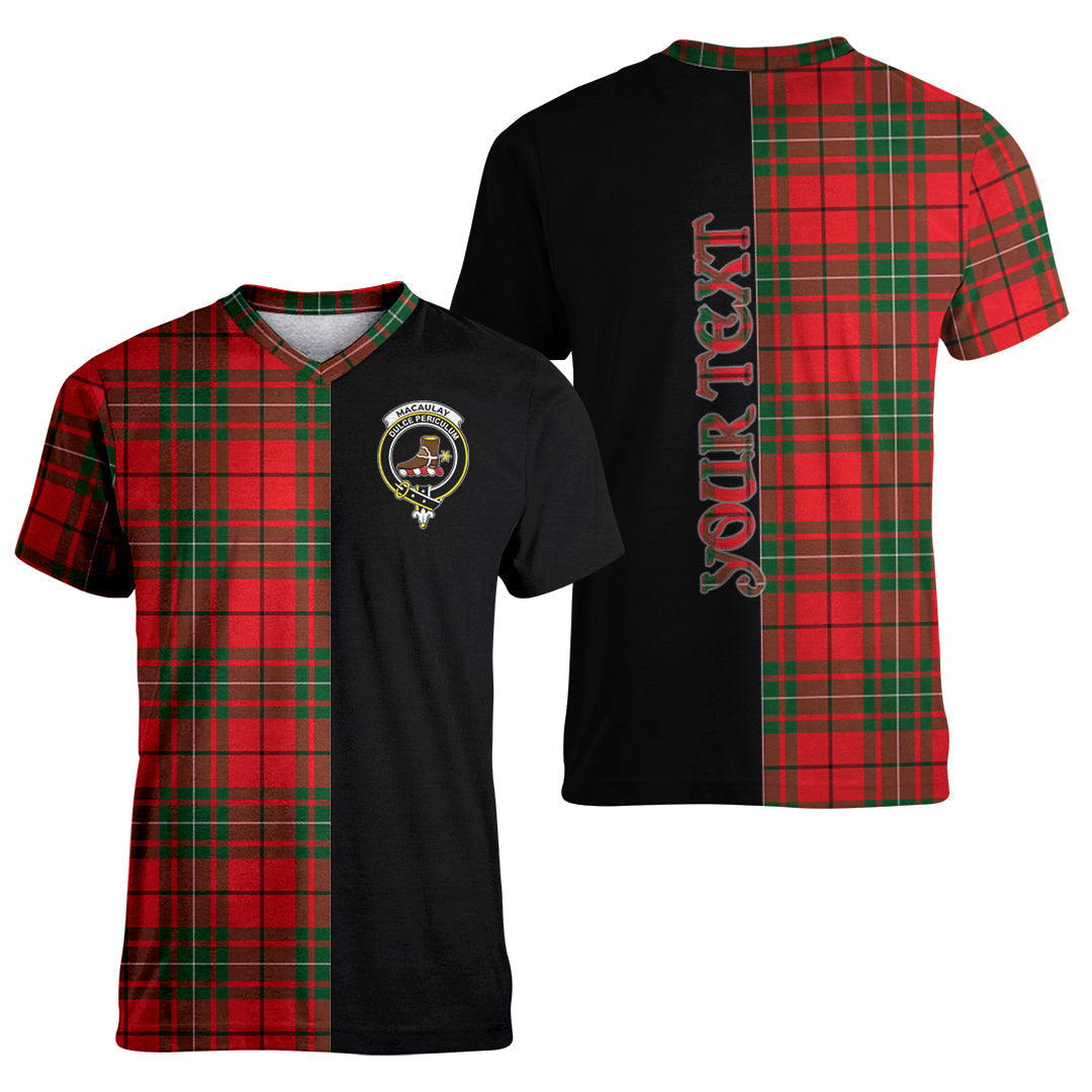 Printivon MacAulay Modern Tartan Personalize Half T shirt