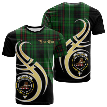 Printivon MacAulay of Lewis Tartan Crest Believe In Me T Shirt