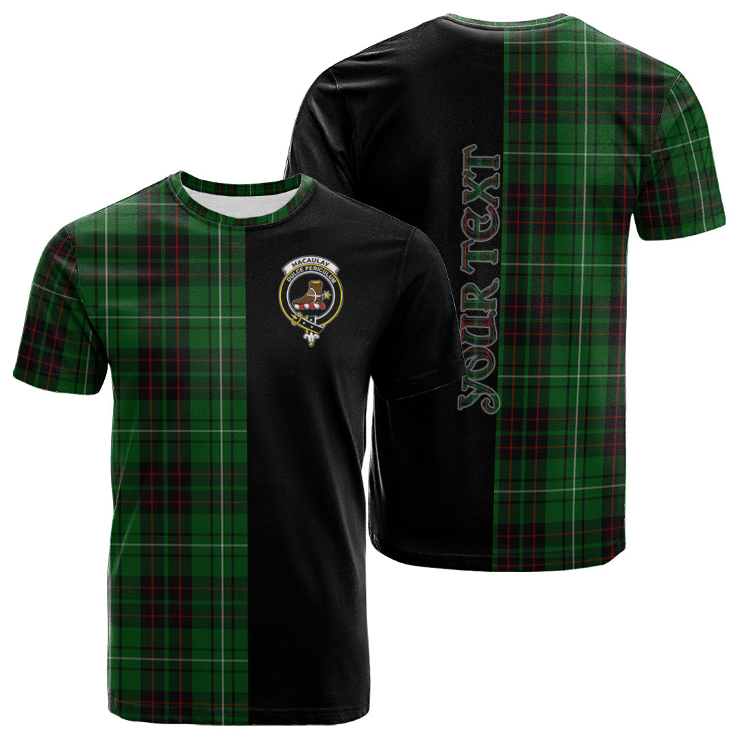 Printivon MacAulay of Lewis Tartan Personalize Half T shirt