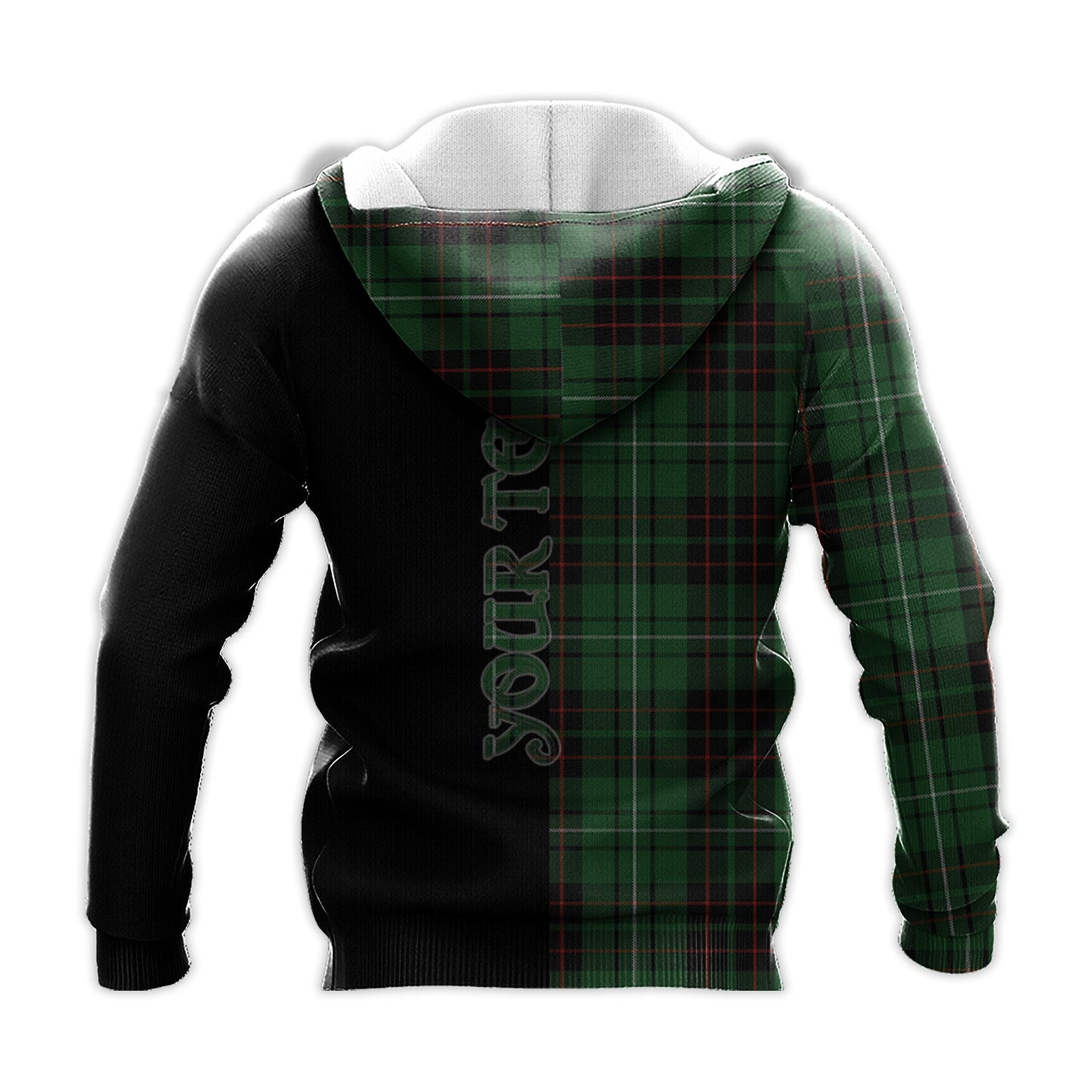 Printivon Macaulay Of Lewis Tartan Personalize Half Hoodie