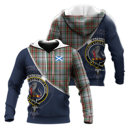 Printivon Macbain Dress Tartan Scottish Crest Hoodie