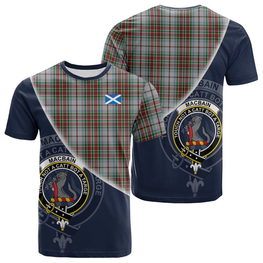Printivon MacBain Dress Tartan Scottish Crest T Shirt