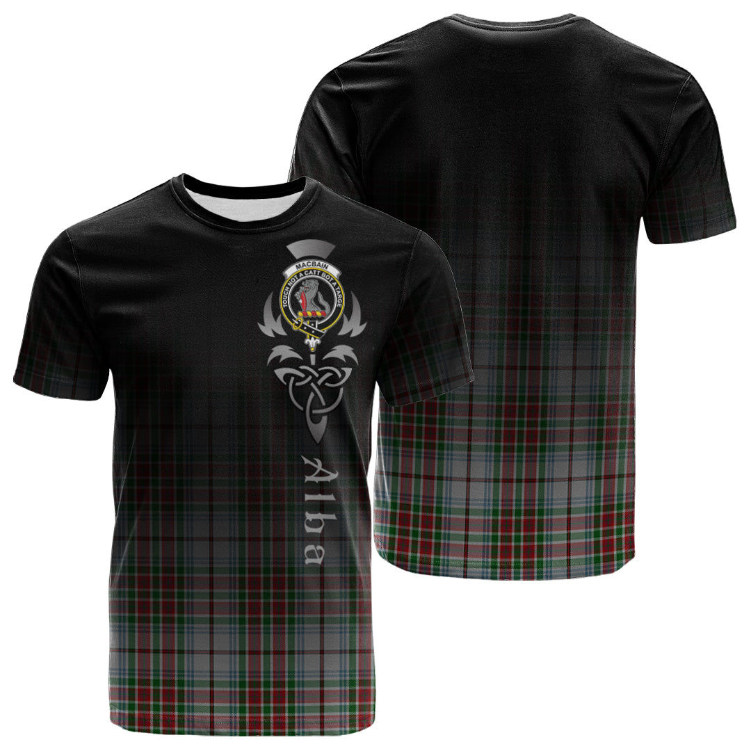 Printivon MacBain Dress Tartan Crest Alba Celtic T Shirt