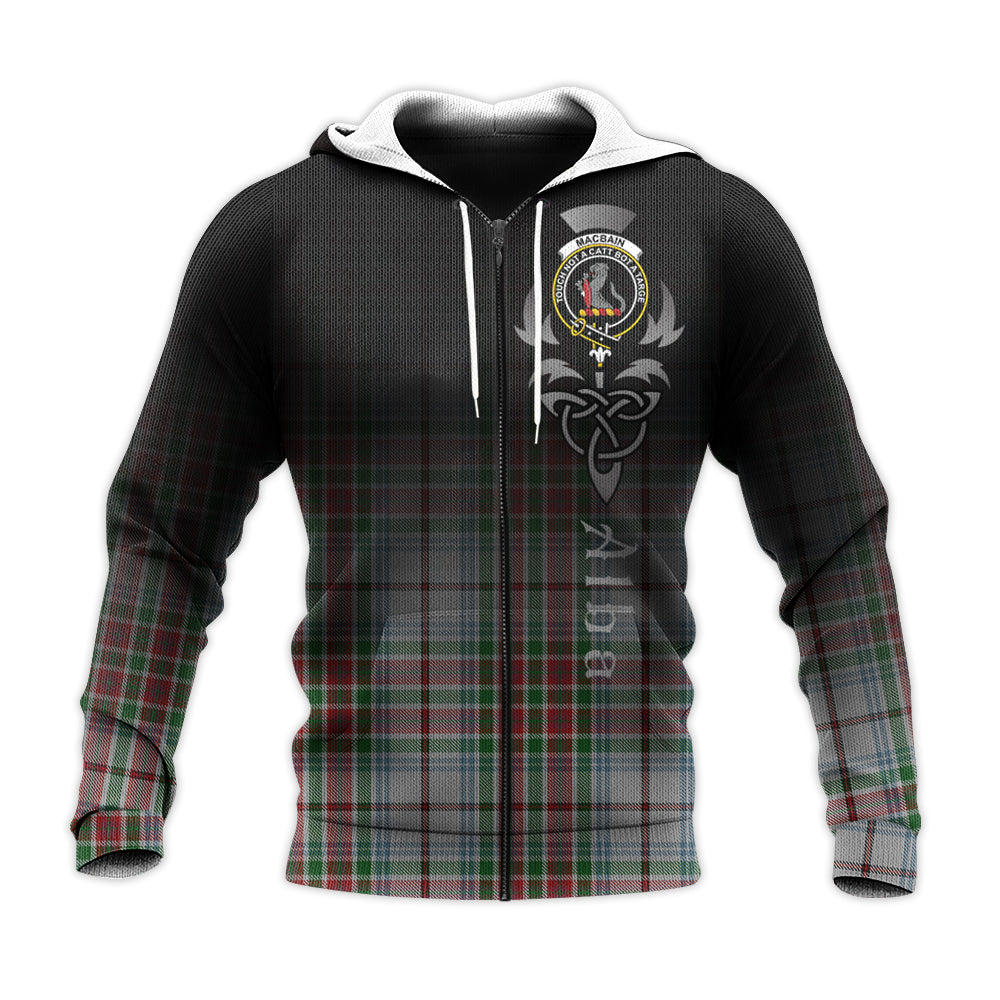 Printivon Macbain Dress Tartan Crest Alba Celtic Hoodie