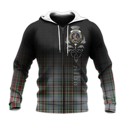 Printivon Macbain Dress Tartan Crest Alba Celtic Hoodie