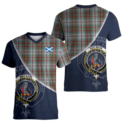 Printivon MacBain Dress Tartan Scottish Crest T Shirt