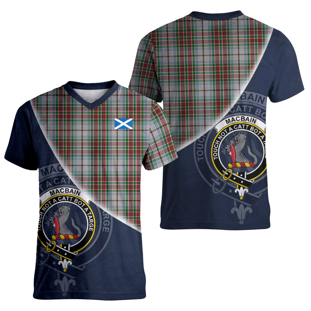 Printivon MacBain Dress Tartan Scottish Crest T Shirt