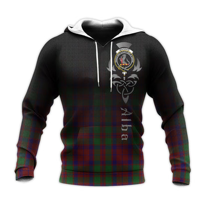 Printivon Macbain Of Tomatin Tartan Crest Alba Celtic Hoodie