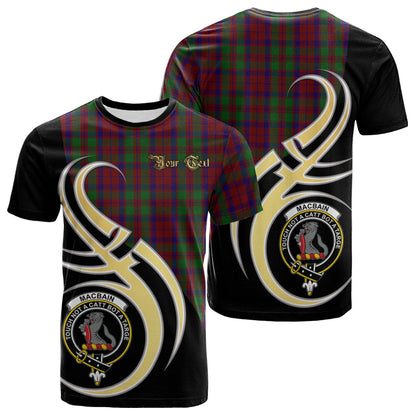 Printivon MacBain of Tomatin Tartan Crest Believe In Me T Shirt