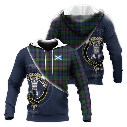 Printivon Maccallum Tartan Scottish Crest Hoodie
