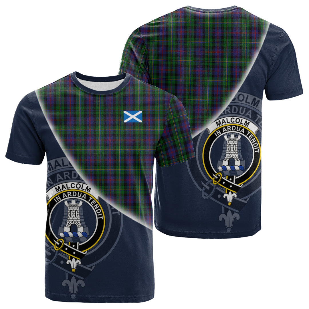 Printivon MacCallum Tartan Scottish Crest T Shirt