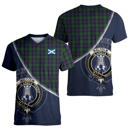 Printivon MacCallum Tartan Scottish Crest T Shirt
