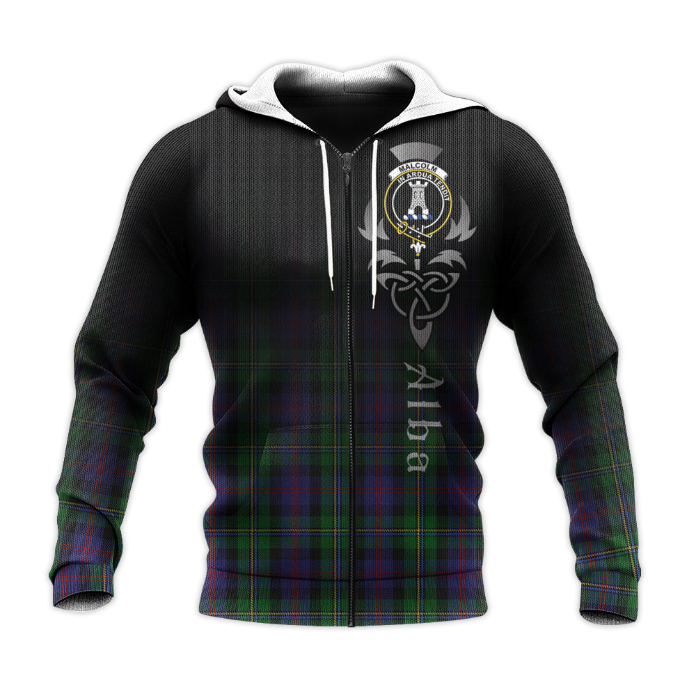Printivon Maccallum Tartan Crest Alba Celtic Hoodie