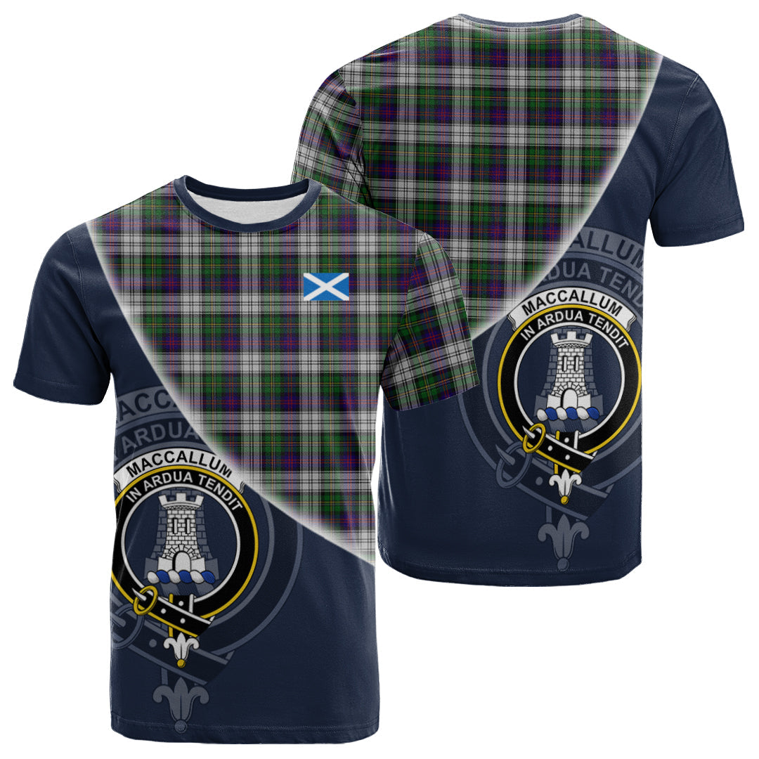 Printivon MacCallum Dress Tartan Scottish Crest T Shirt