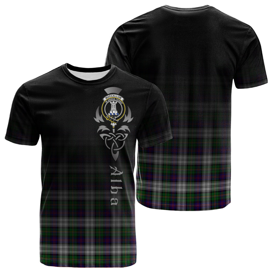Printivon MacCallum Dress Tartan Crest Alba Celtic T Shirt