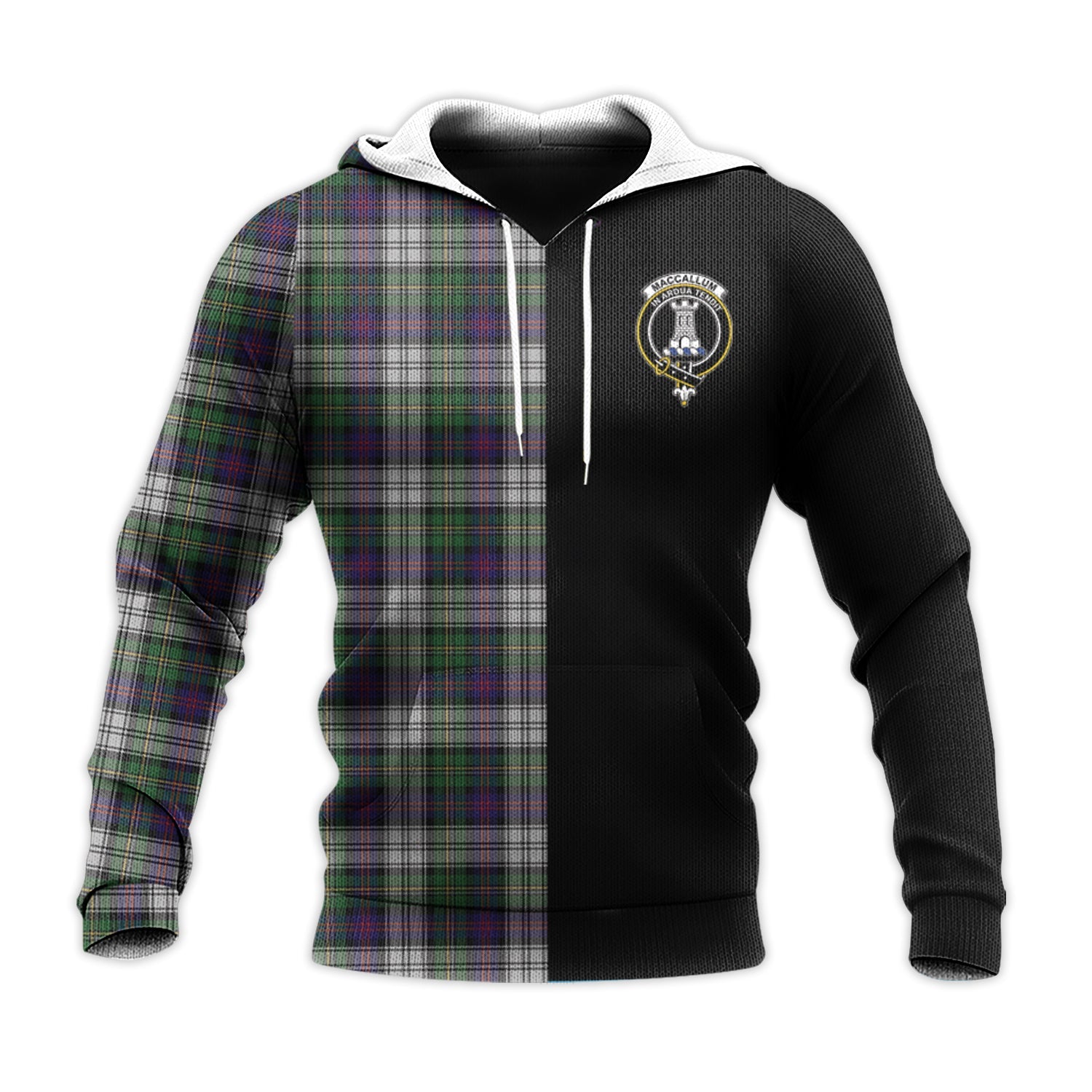 Printivon Maccallum Dress Tartan Personalize Half Hoodie