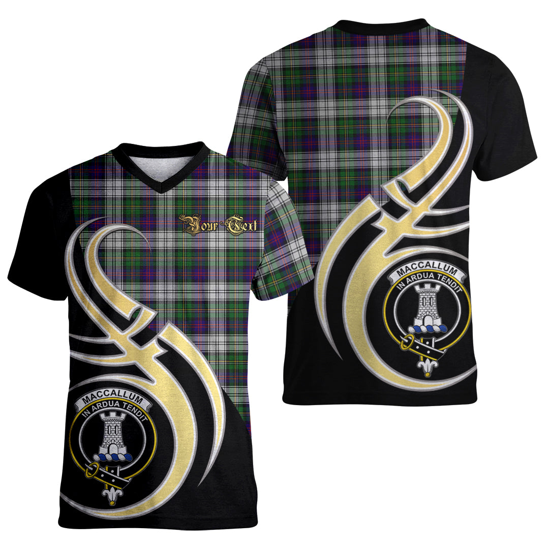 Printivon MacCallum Dress Tartan Crest Believe In Me T Shirt