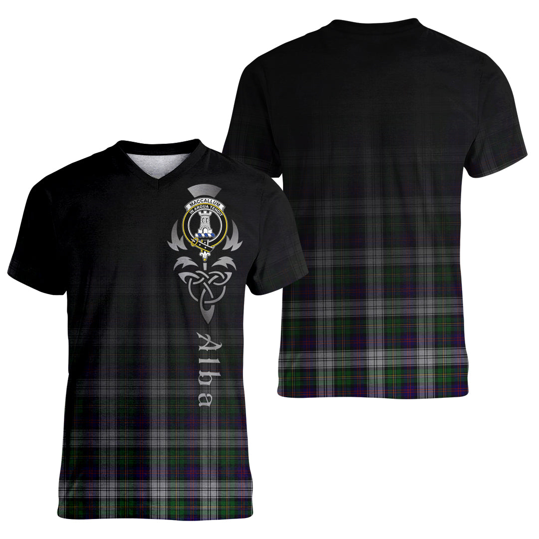 Printivon MacCallum Dress Tartan Crest Alba Celtic T Shirt