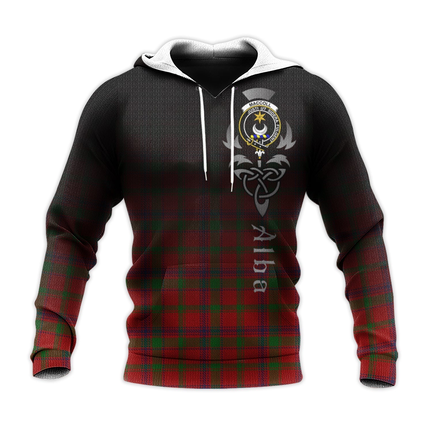 Printivon Maccoll Tartan Crest Alba Celtic Hoodie
