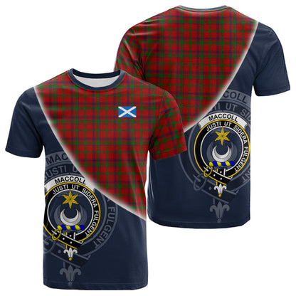 Printivon MacColl Tartan Scottish Crest T Shirt