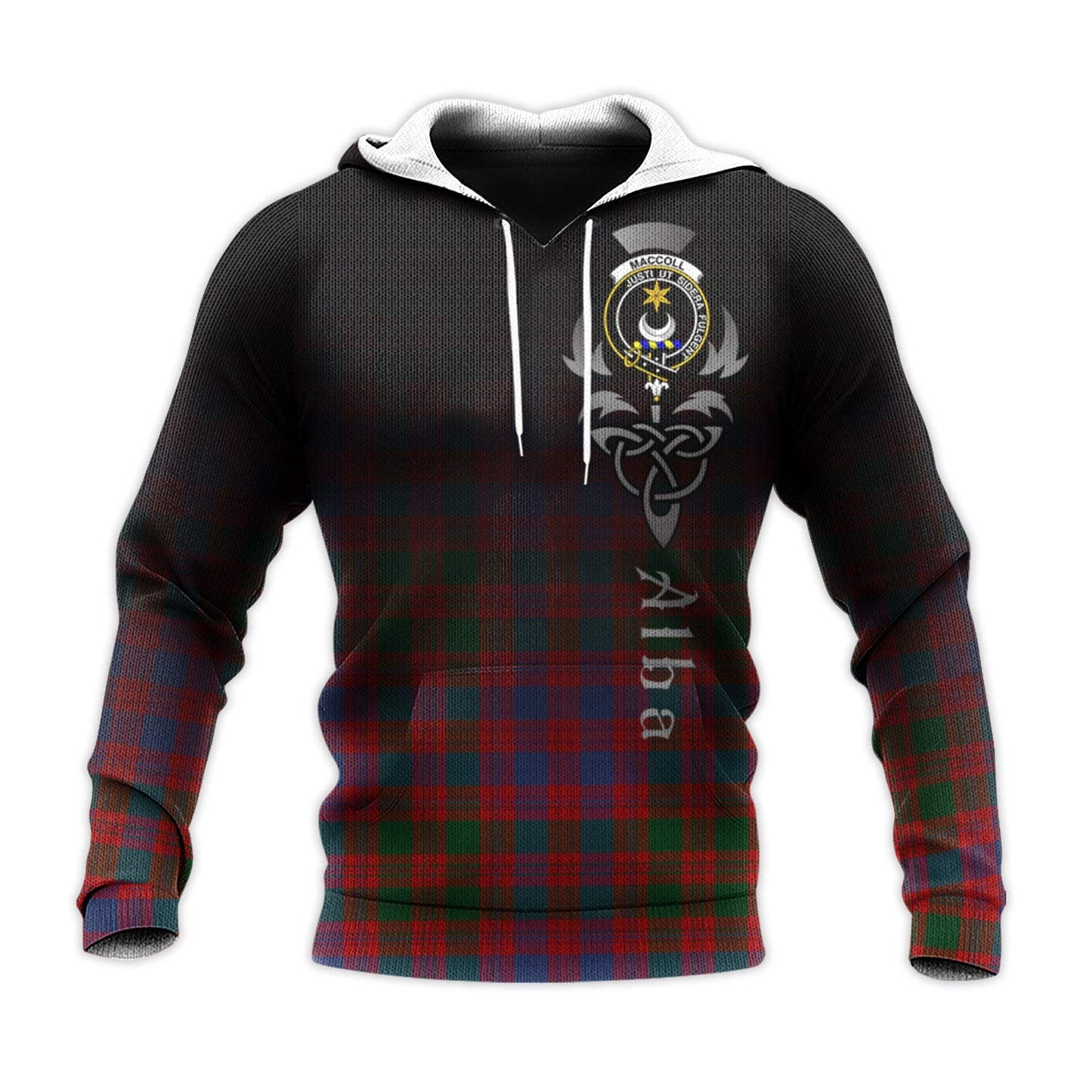 Printivon Maccoll Ancient Tartan Crest Alba Celtic Hoodie