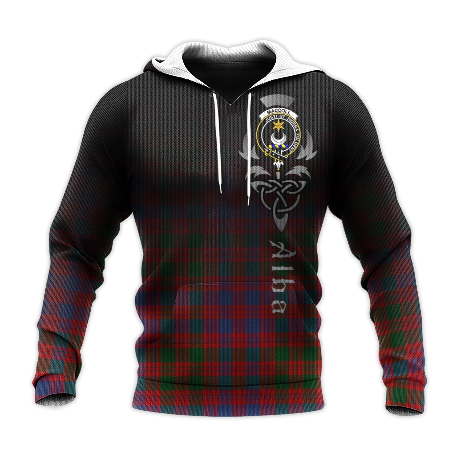 Printivon Maccoll Ancient Tartan Crest Alba Celtic Hoodie