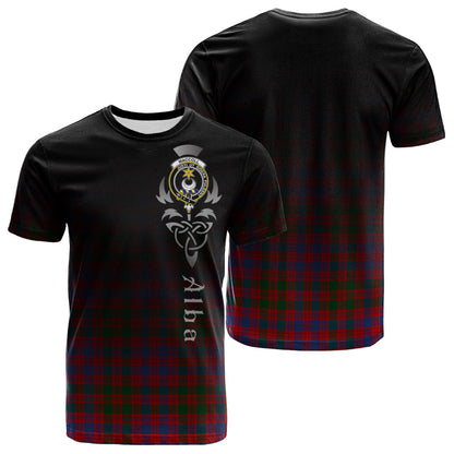 Printivon MacColl Ancient Tartan Crest Alba Celtic T Shirt