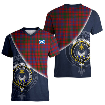 Printivon MacColl Ancient Tartan Scottish Crest T Shirt