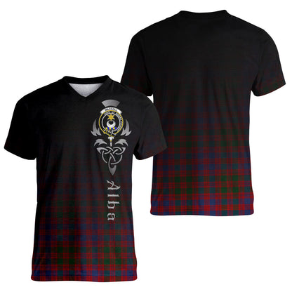 Printivon MacColl Ancient Tartan Crest Alba Celtic T Shirt
