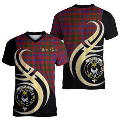 Printivon MacColl Ancient Tartan Crest Believe In Me T Shirt