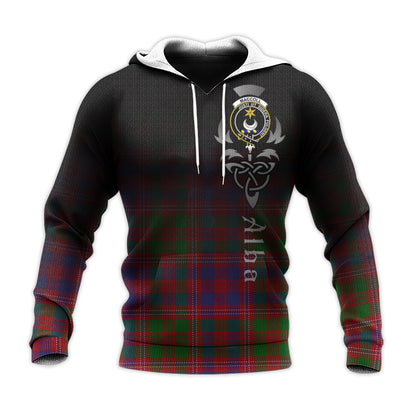 Printivon Maccoll Hunting Tartan Crest Alba Celtic Hoodie