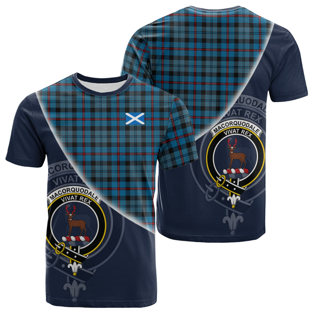 Printivon MacCorquodale Tartan Scottish Crest T Shirt