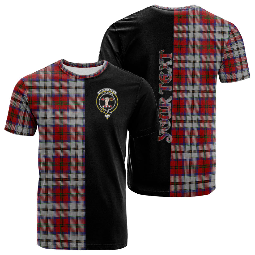 Printivon MacCulloch Dress Tartan Personalize Half T shirt