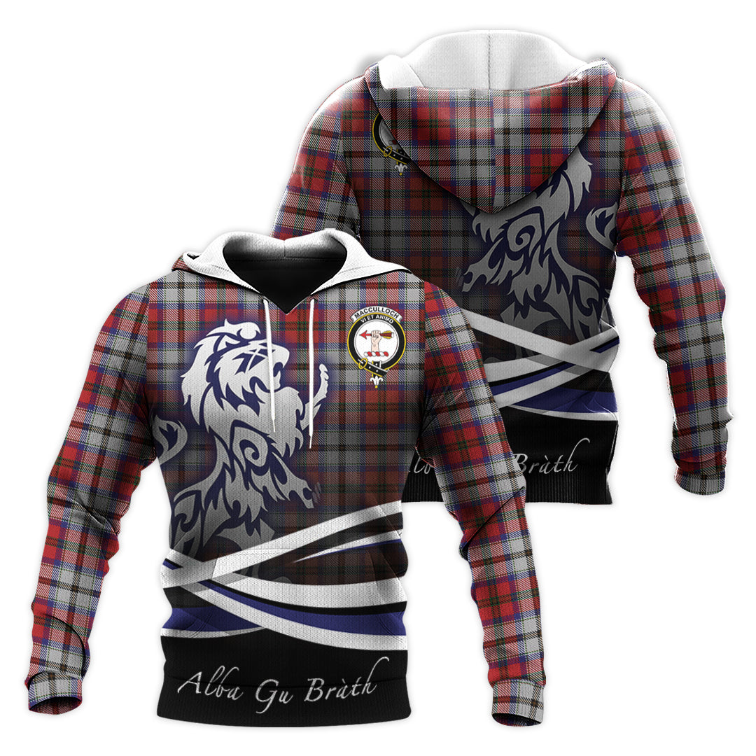 Printivon Macculloch Dress Tartan Scottish Lion Hoodie