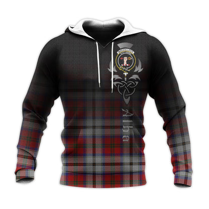 Printivon Macculloch Dress Tartan Crest Alba Celtic Hoodie
