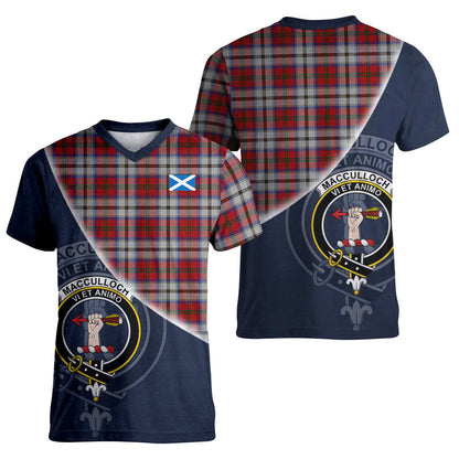 Printivon MacCulloch Dress Tartan Scottish Crest T Shirt