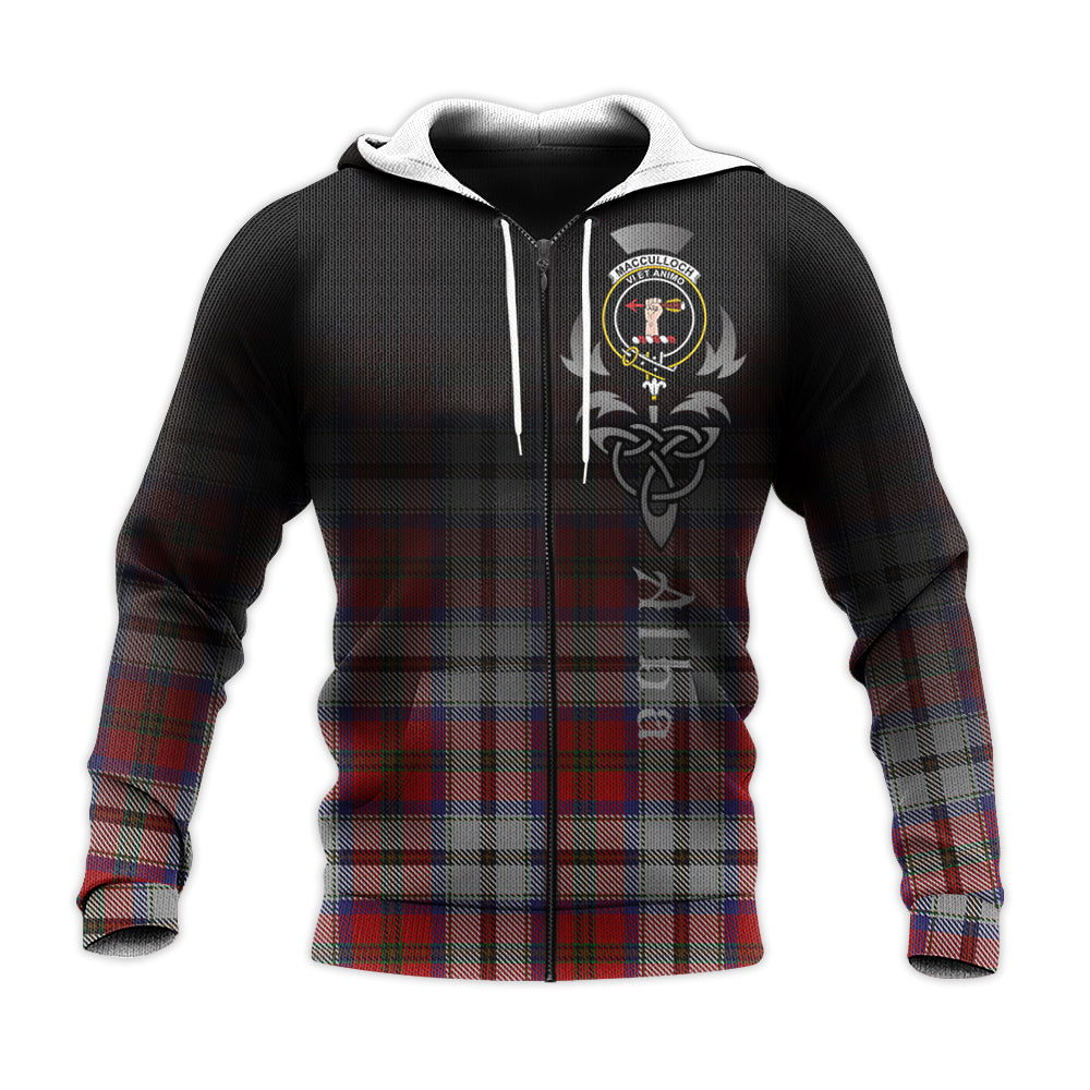 Printivon Macculloch Dress Tartan Crest Alba Celtic Hoodie