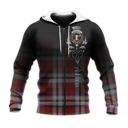 Printivon Macculloch Dress Tartan Crest Alba Celtic Hoodie