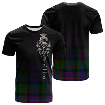 Printivon MacDonald Tartan Crest Alba Celtic T Shirt